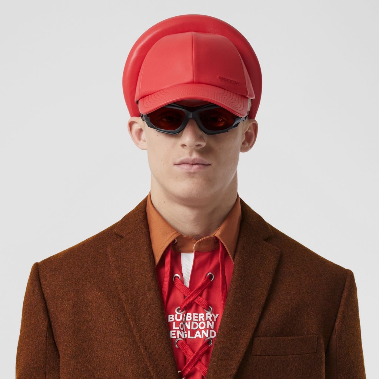 Check Detail Wool Tailored Jacket - 3
