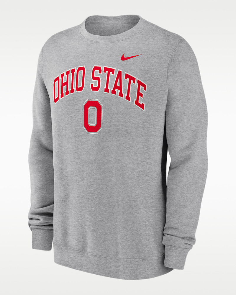 Ohio State Arch Men's Nike College Pullover Crew 1