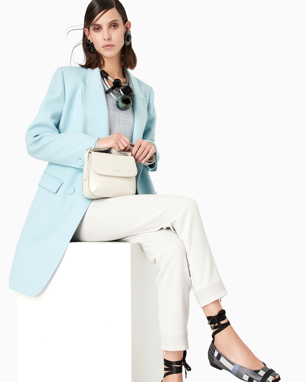 SMALL PALMELLATO-LEATHER LA PRIMA BAG - 6