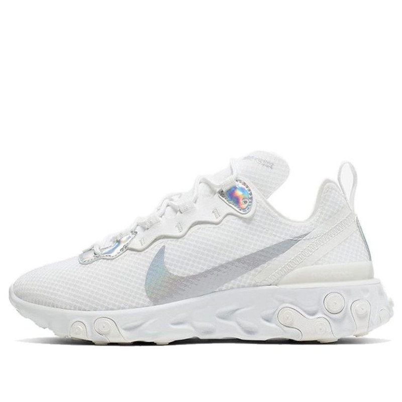 (WMNS) 나이키 반응 성분 55 'White Iridescent' CN0147-100 - 1