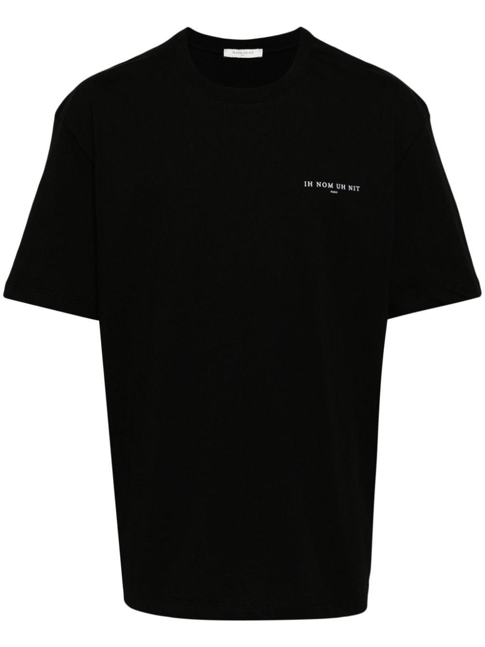 slogan-print crew-neck T-shirt - 1