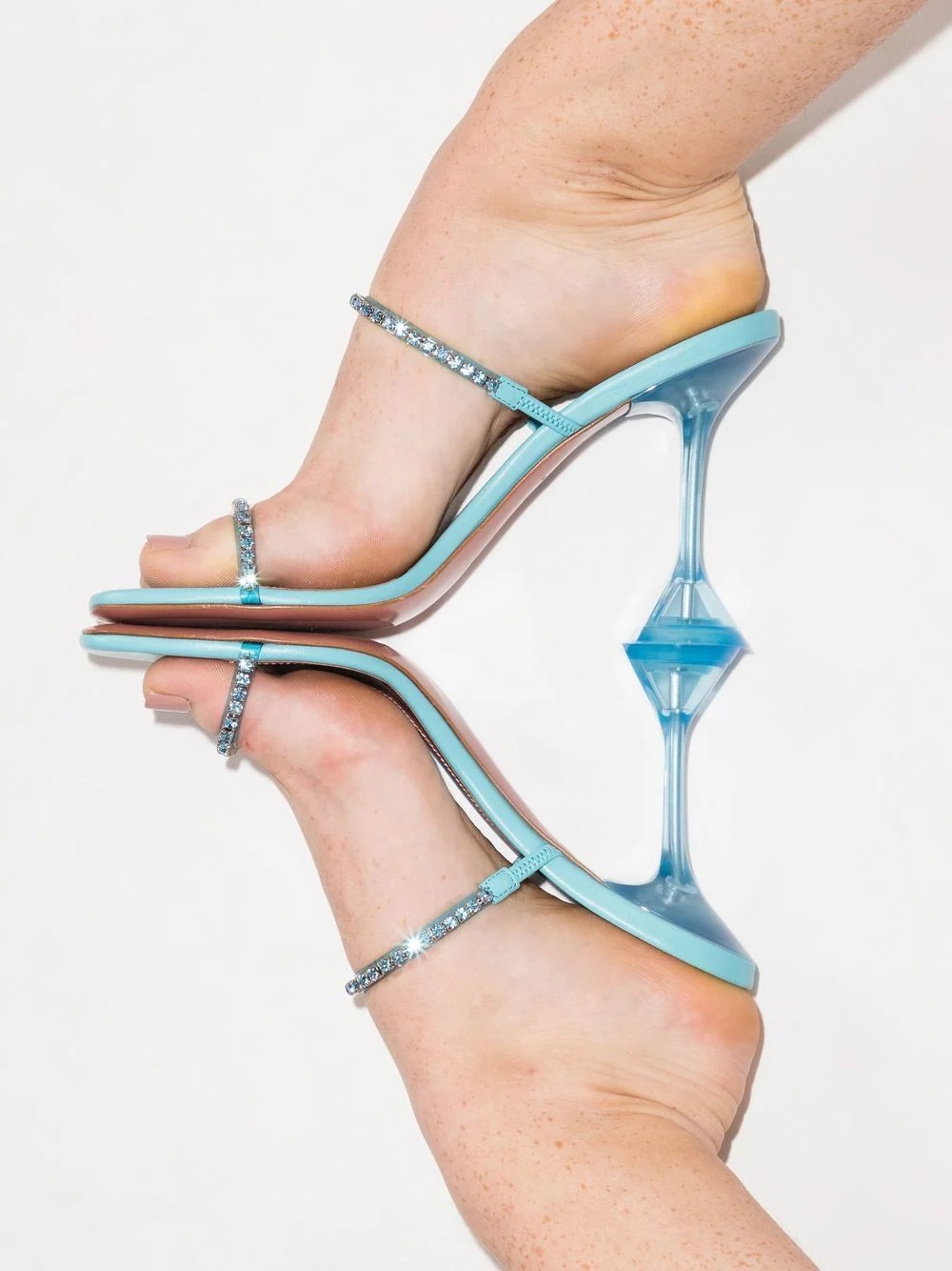 Gilda 95mm clear heel sandals - 3