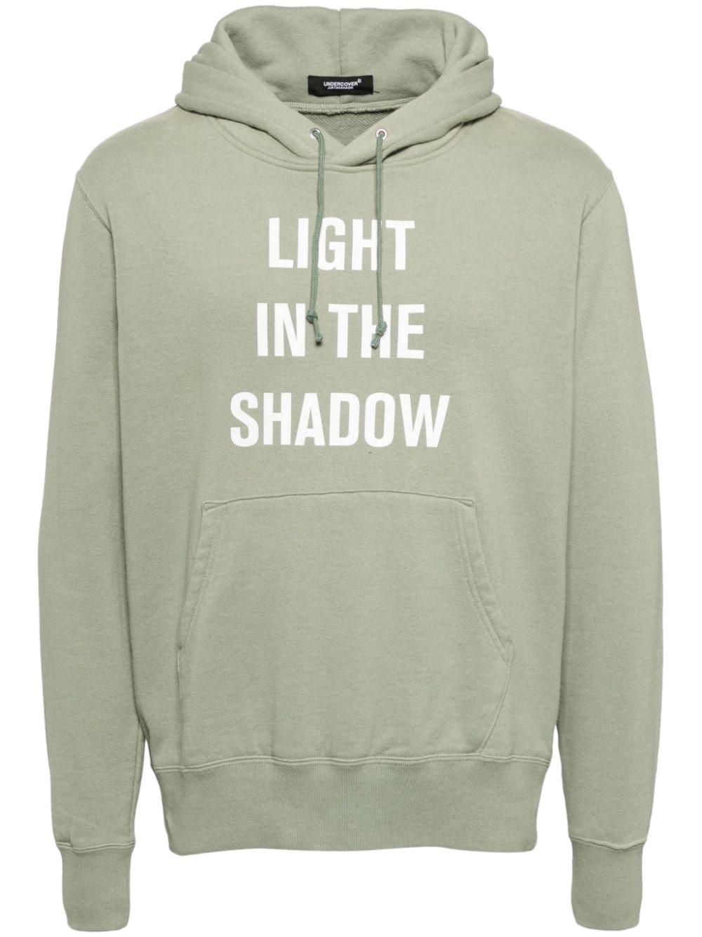 slogan-printed hoodie - 1