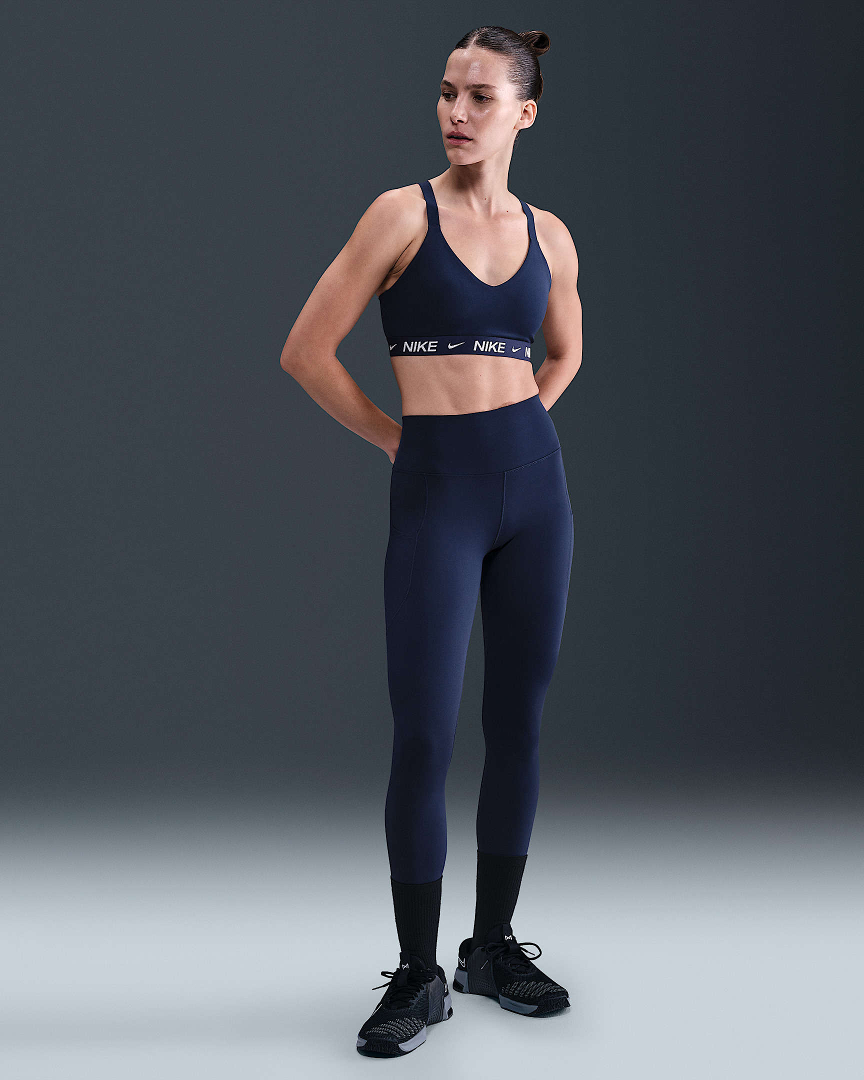 Nike Indy Medium Support Women's Padded Adjustable Sports Bra - 4