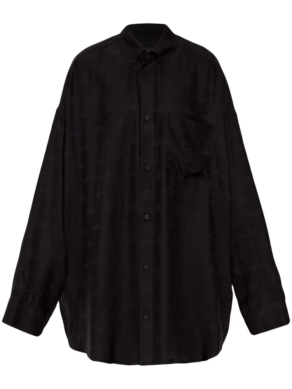 logo-print shirt - 1