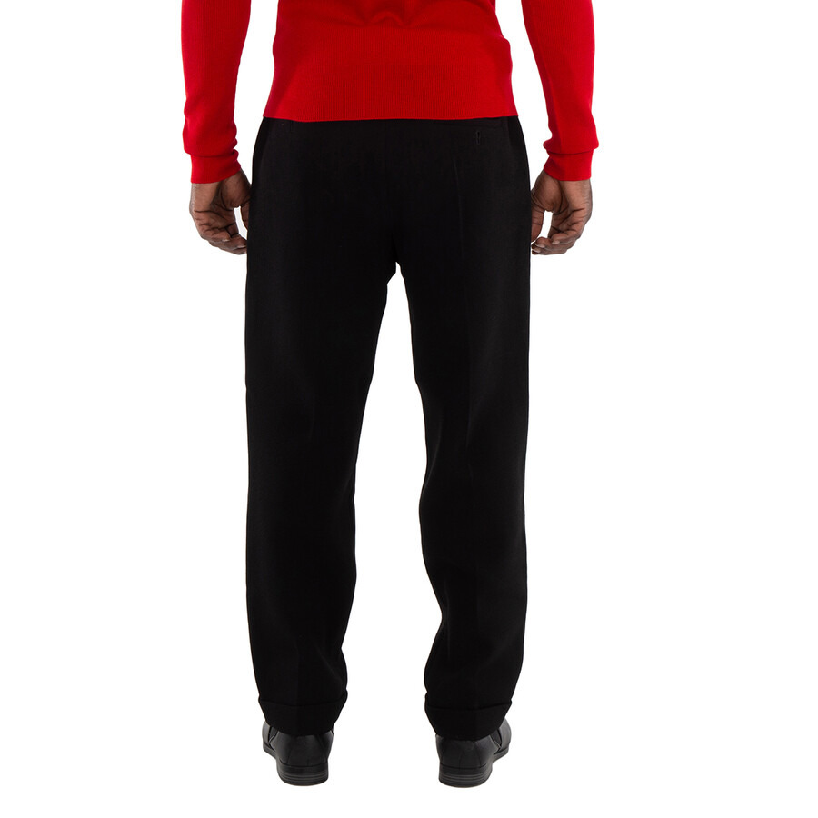 Balmain Men's Noir Tapered Cropped Trousers - 3
