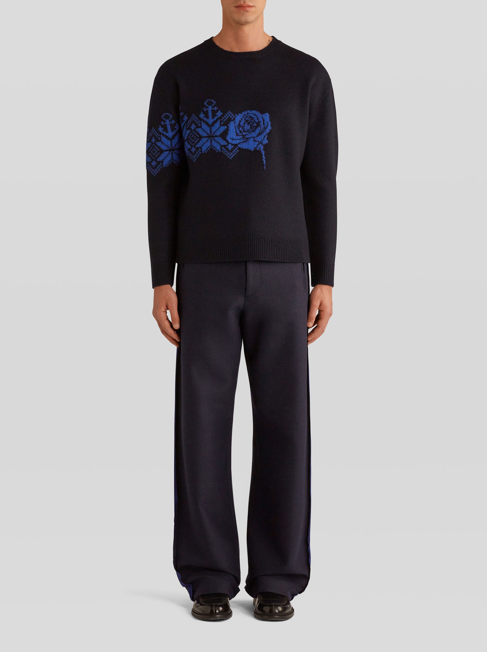 JACQUARD INTARSIA SWEATER - 3