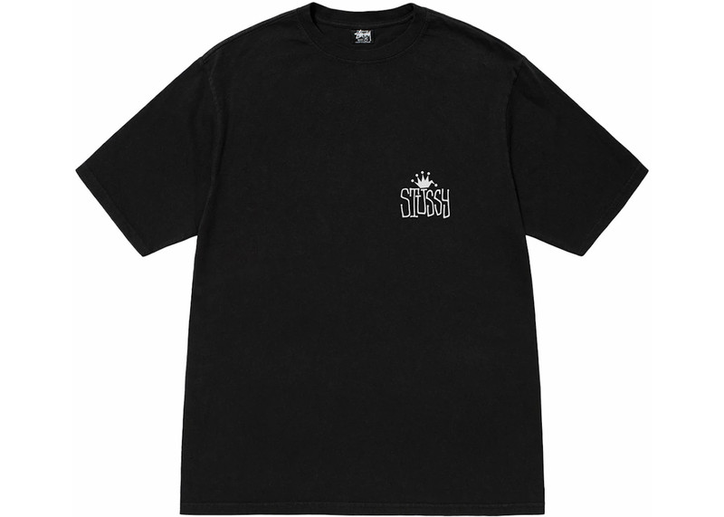 Stüssy Stussy Crown International Pigment Dyed Tee Black outlook