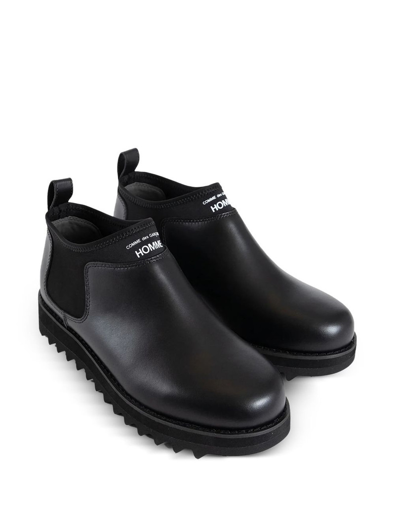 Comme des Garçons Homme leather chelsea boots outlook