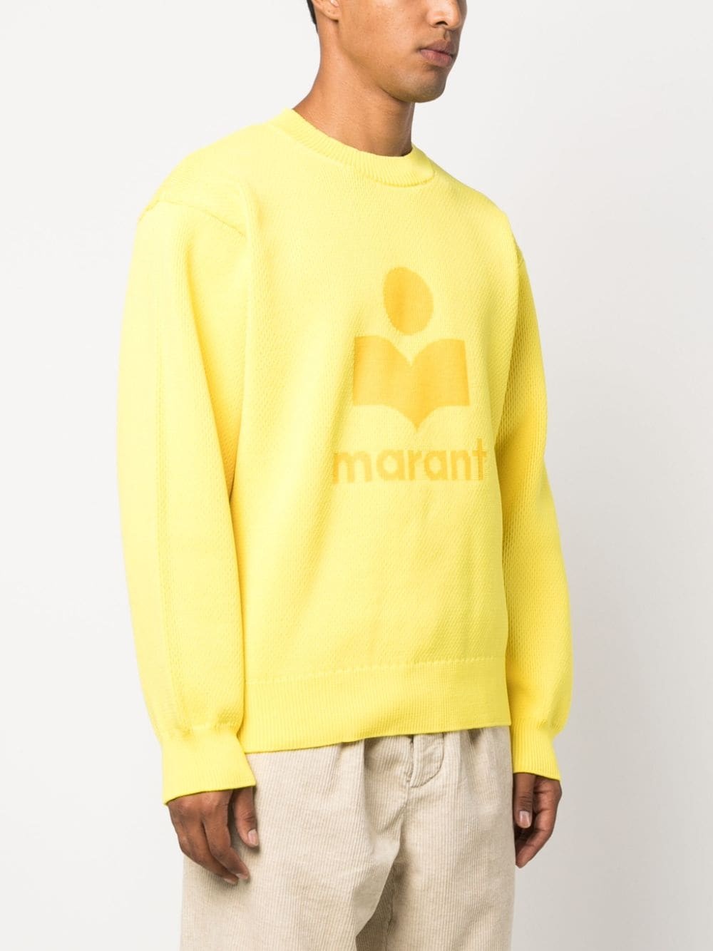 logo-print crew-neck sweatshirt - 3