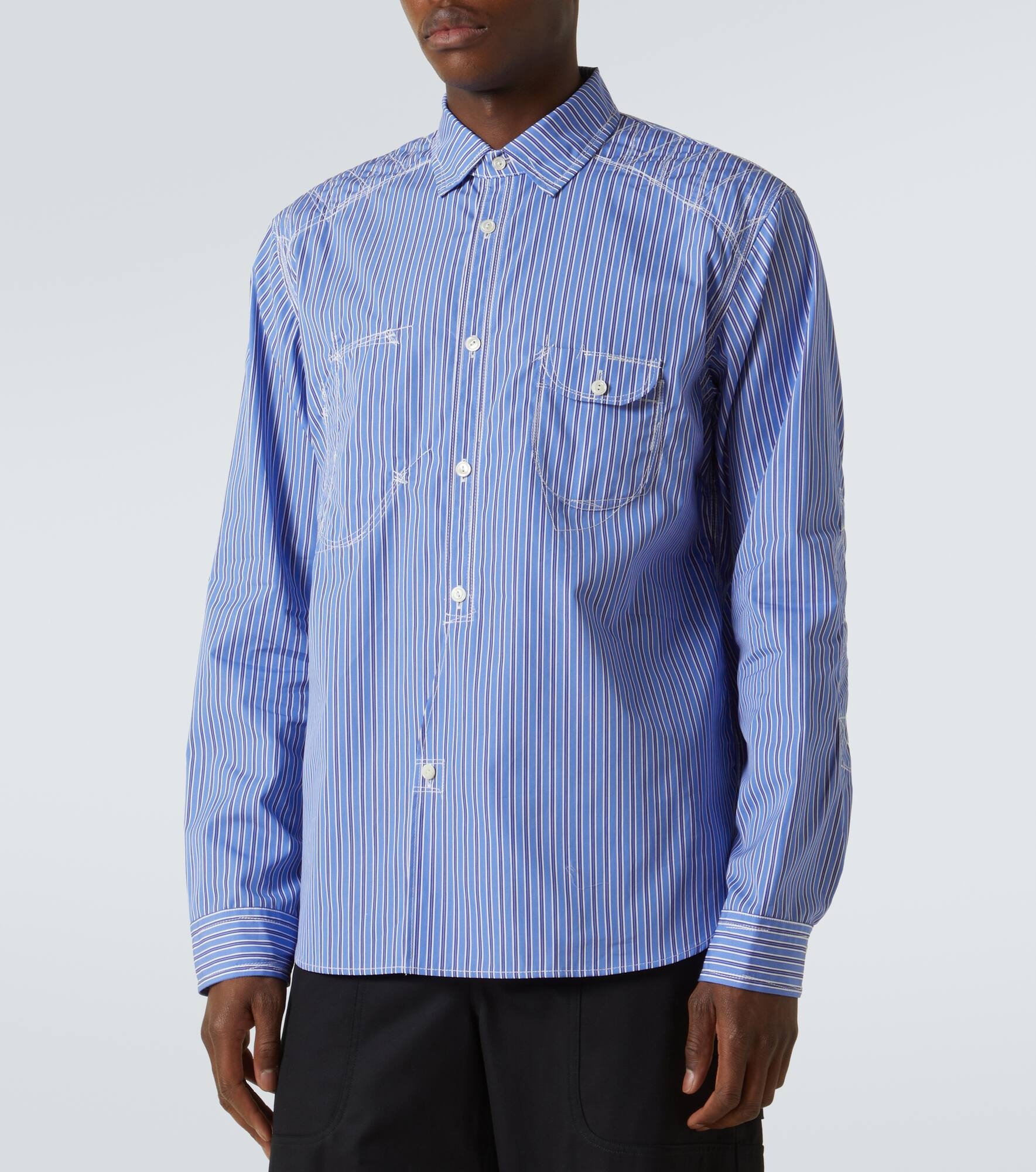 Bengal stripe cotton shirt - 3