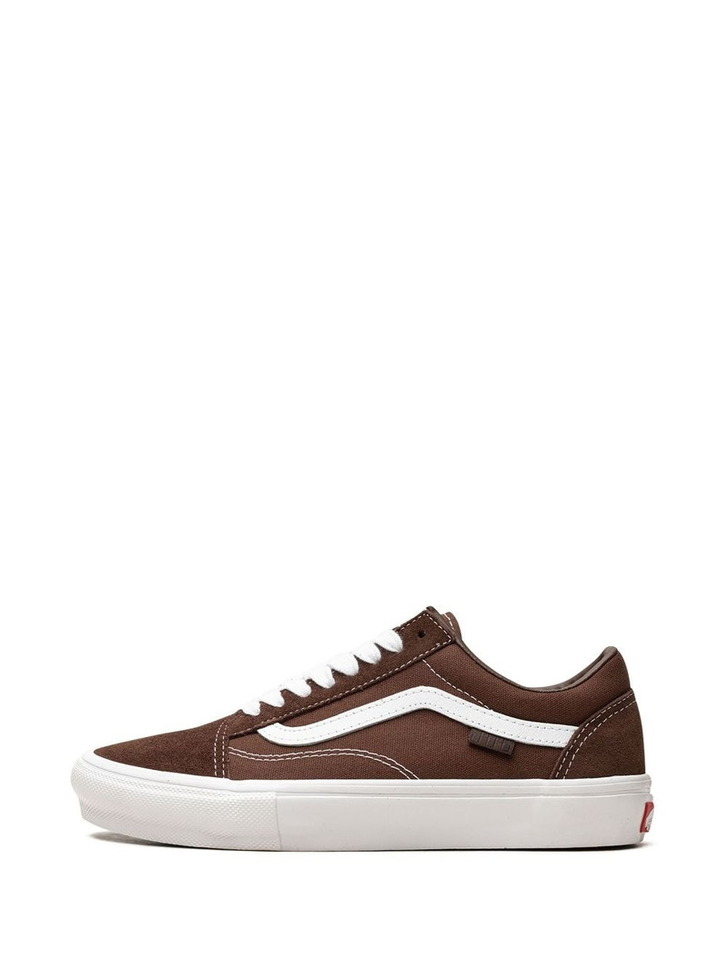 ₢ 킹 Nick Michel 늙은 Skool "Brown/White"스니커 5