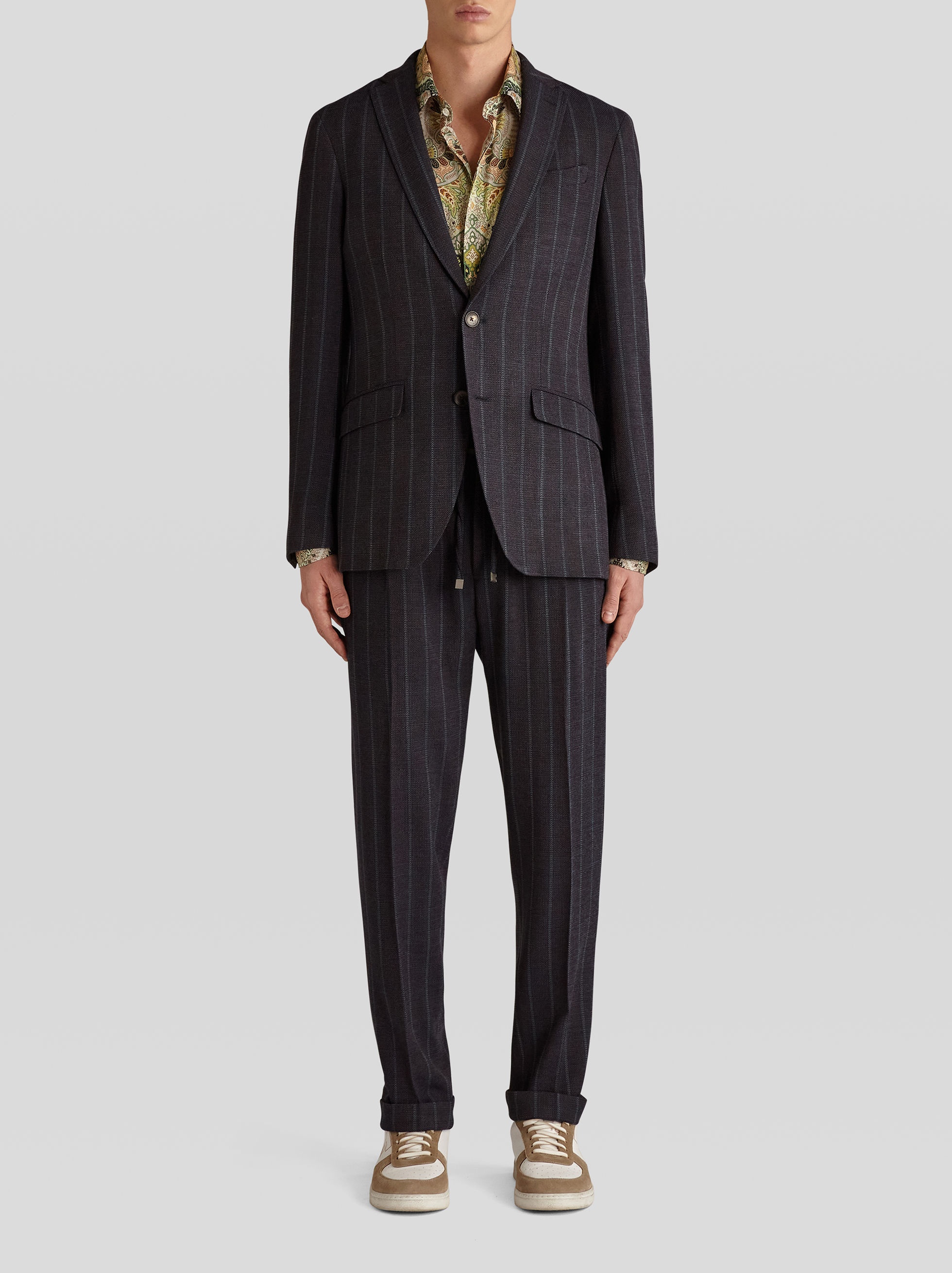 PINSTRIPED DECONSTRUCTED SUIT - 3
