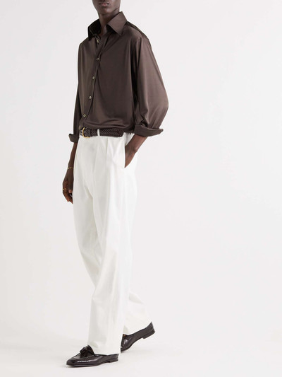 TOM FORD Satin-Jersey Shirt outlook