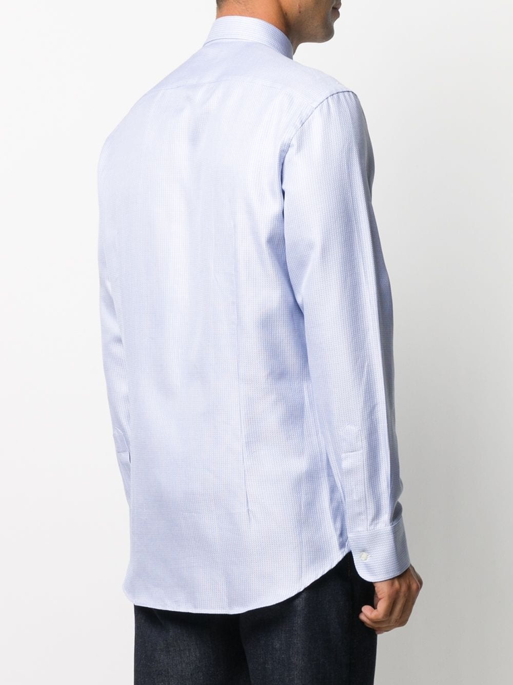 plain long-sleeved shirt - 4