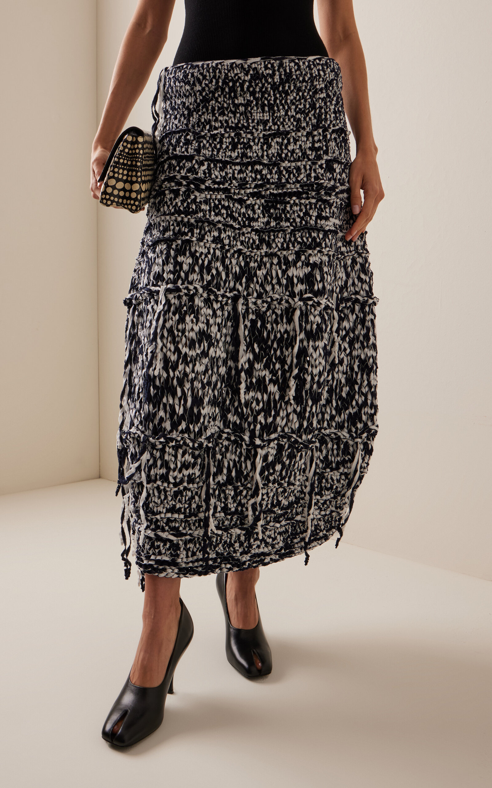 Inna Knit Cotton-Blend Maxi Skirt multi - 3