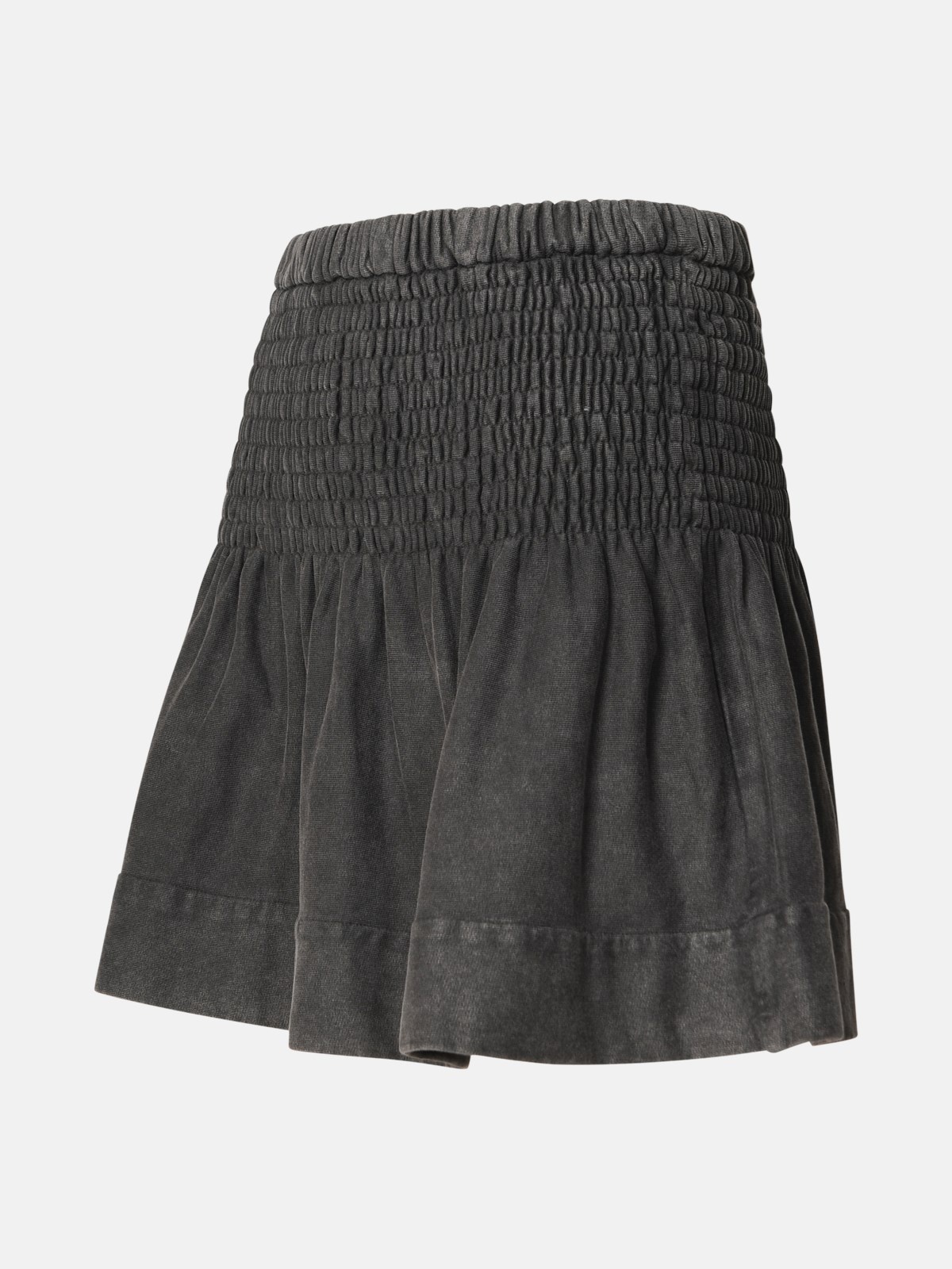 'PACIFICA' GREY COTTON SKIRT - 2