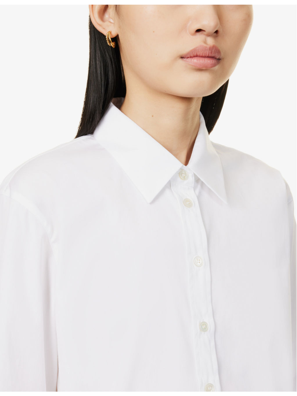 Regular-fit poplin cotton shirt - 5