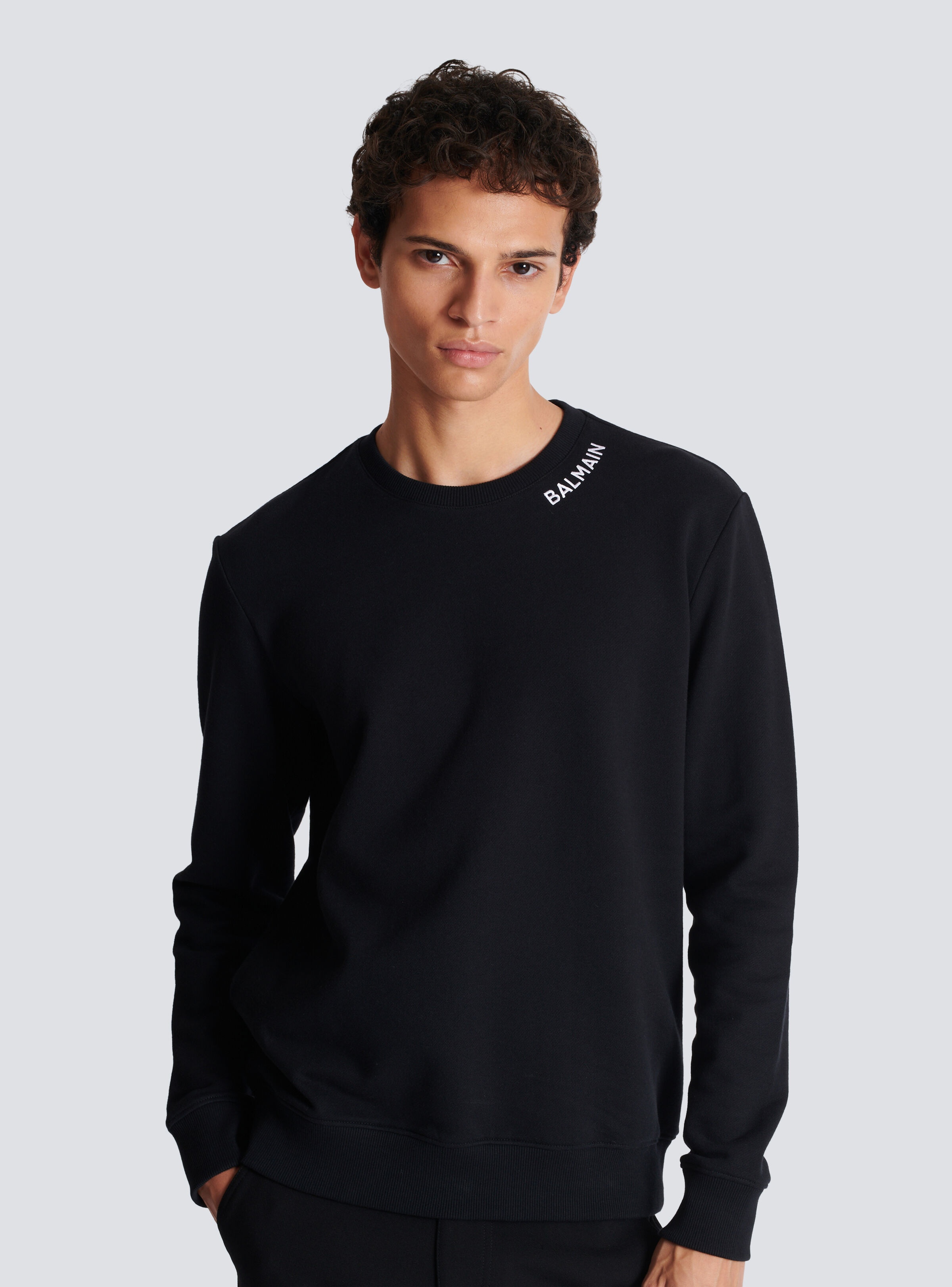 Balmain embroidered sweater - 6