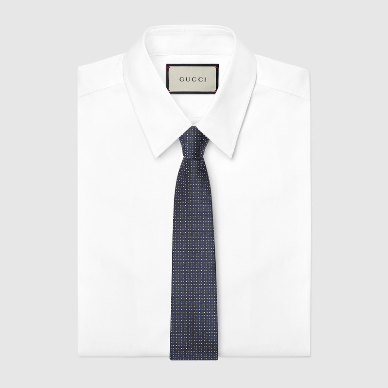 GUCCI Silk jacquard tie outlook