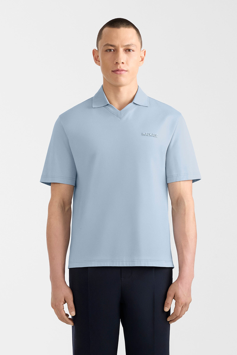 MACKAGE MARCO Organic Cotton Polo outlook
