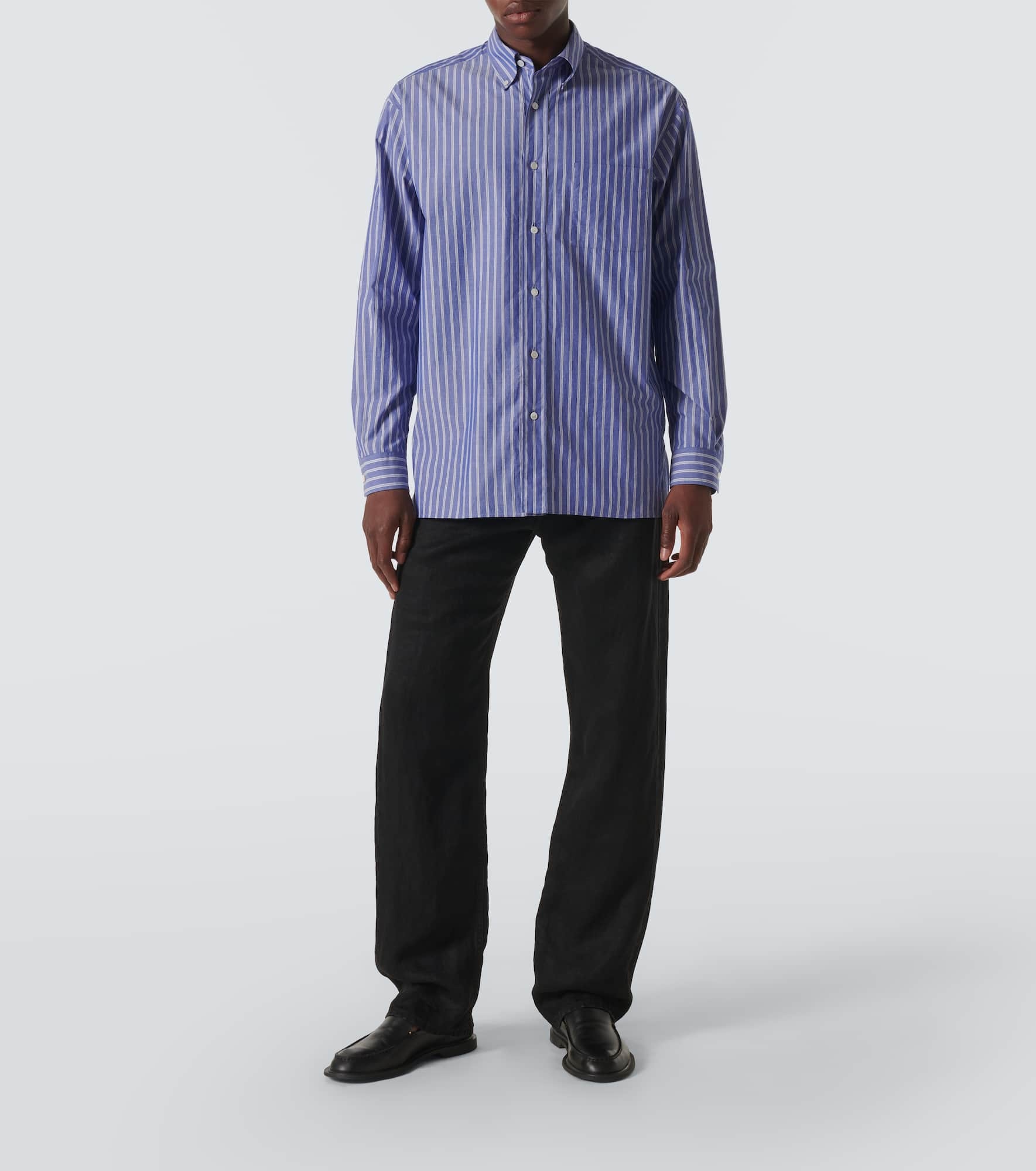 Bresson striped cotton poplin shirt - 2