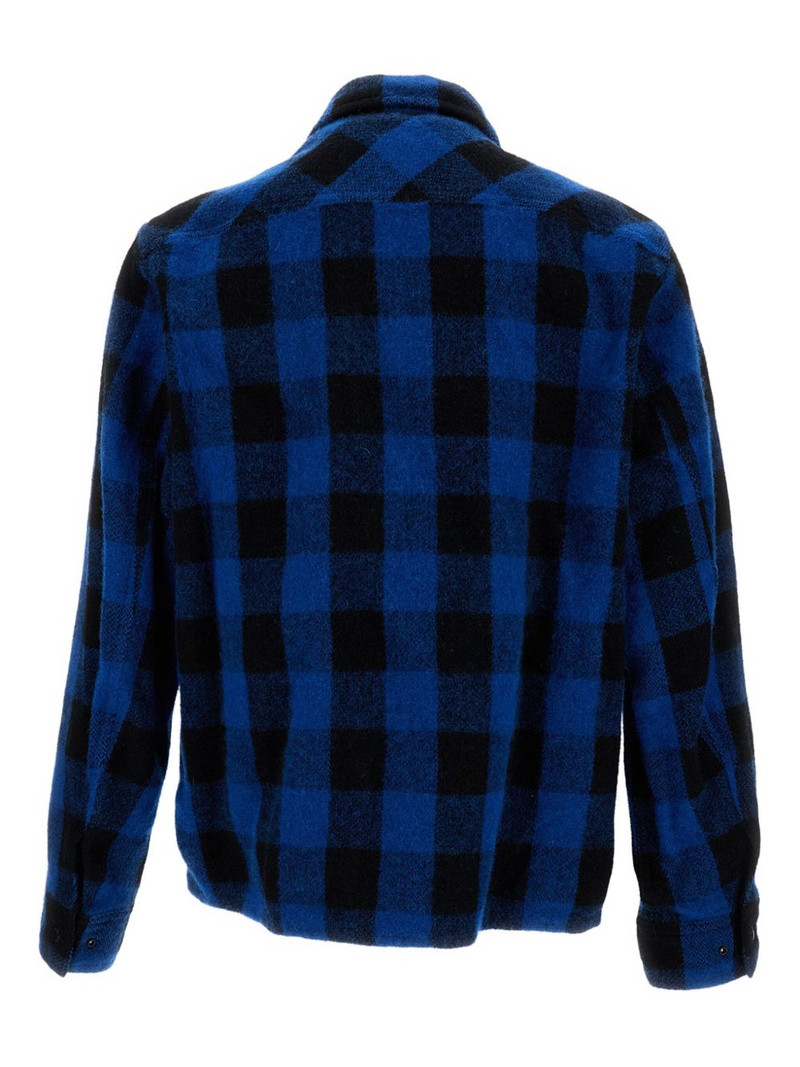 Junya Watanabe MAN tartan check zip-front shirt jacket outlook