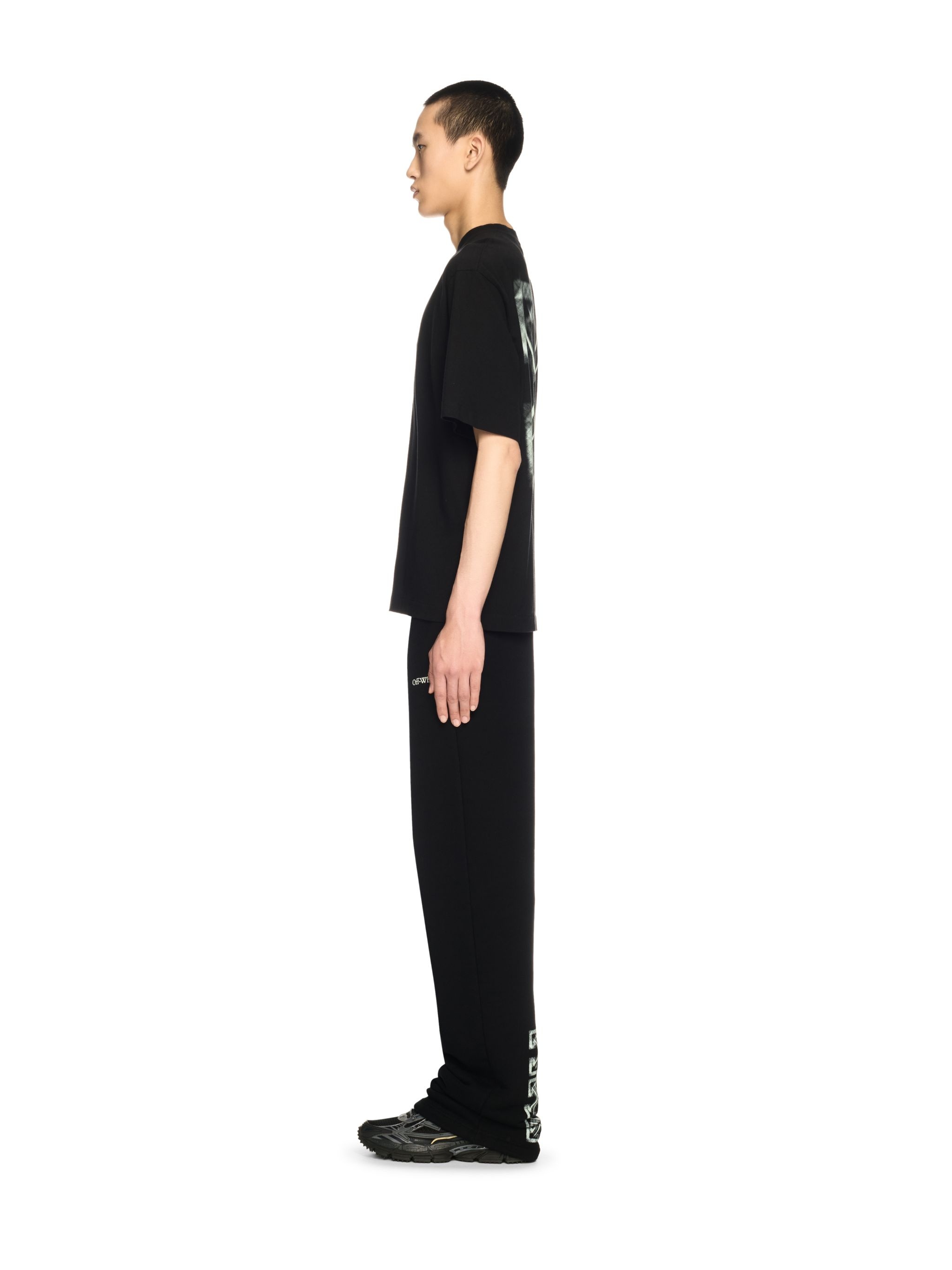 Black Vibe Arrow Sweatpants - 3