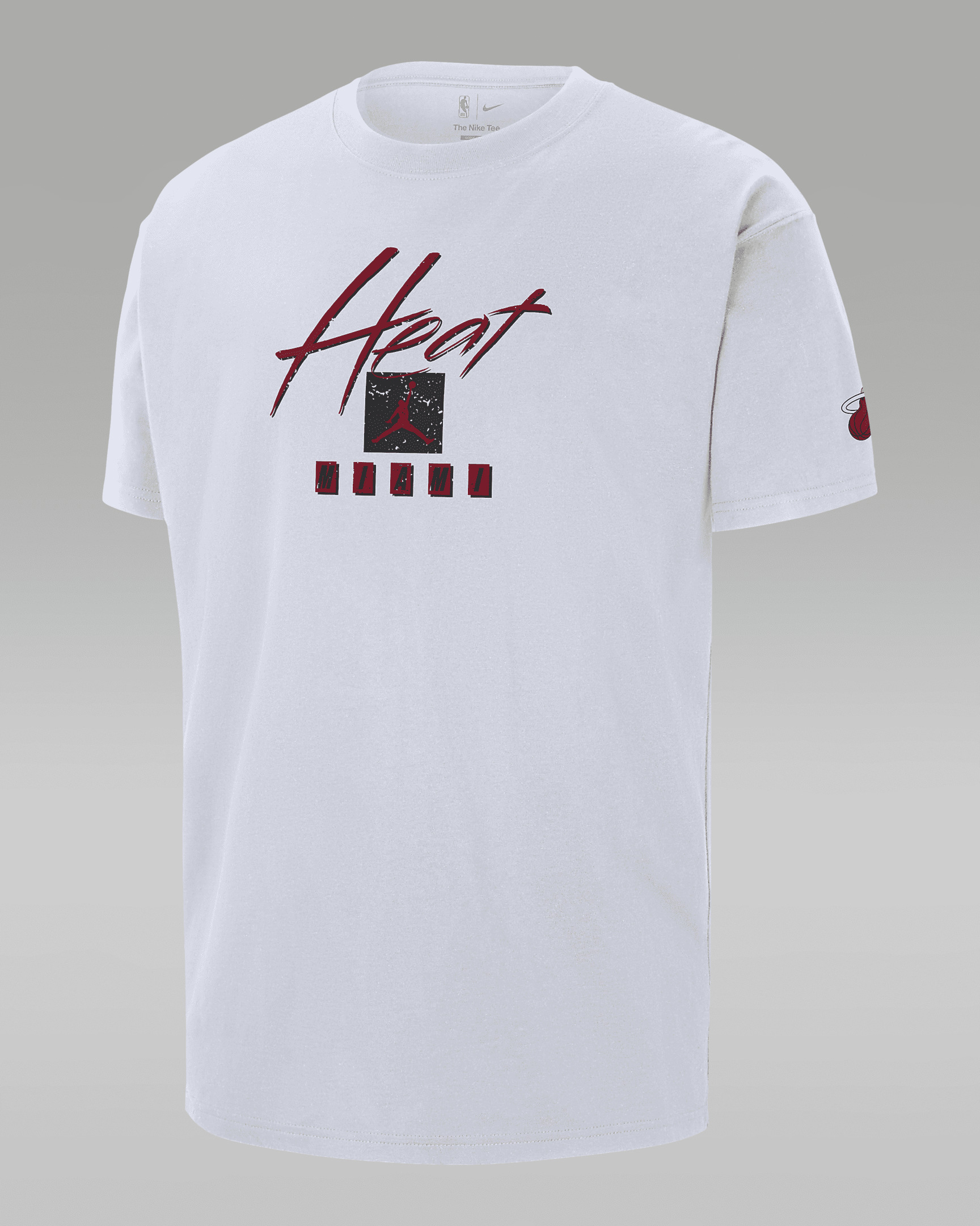 Men's Miami Heat Courtside Statement Edition Jordan NBA Max90 T-Shirt - 1