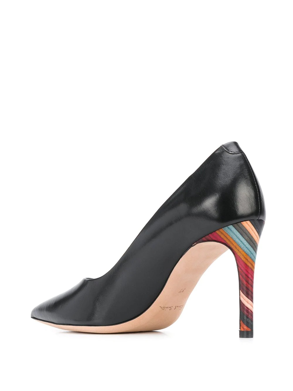 pointed toe 100mm heeled pumps - 3