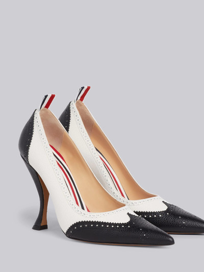 Thom Browne BROGUED LONG POINT PUMP outlook