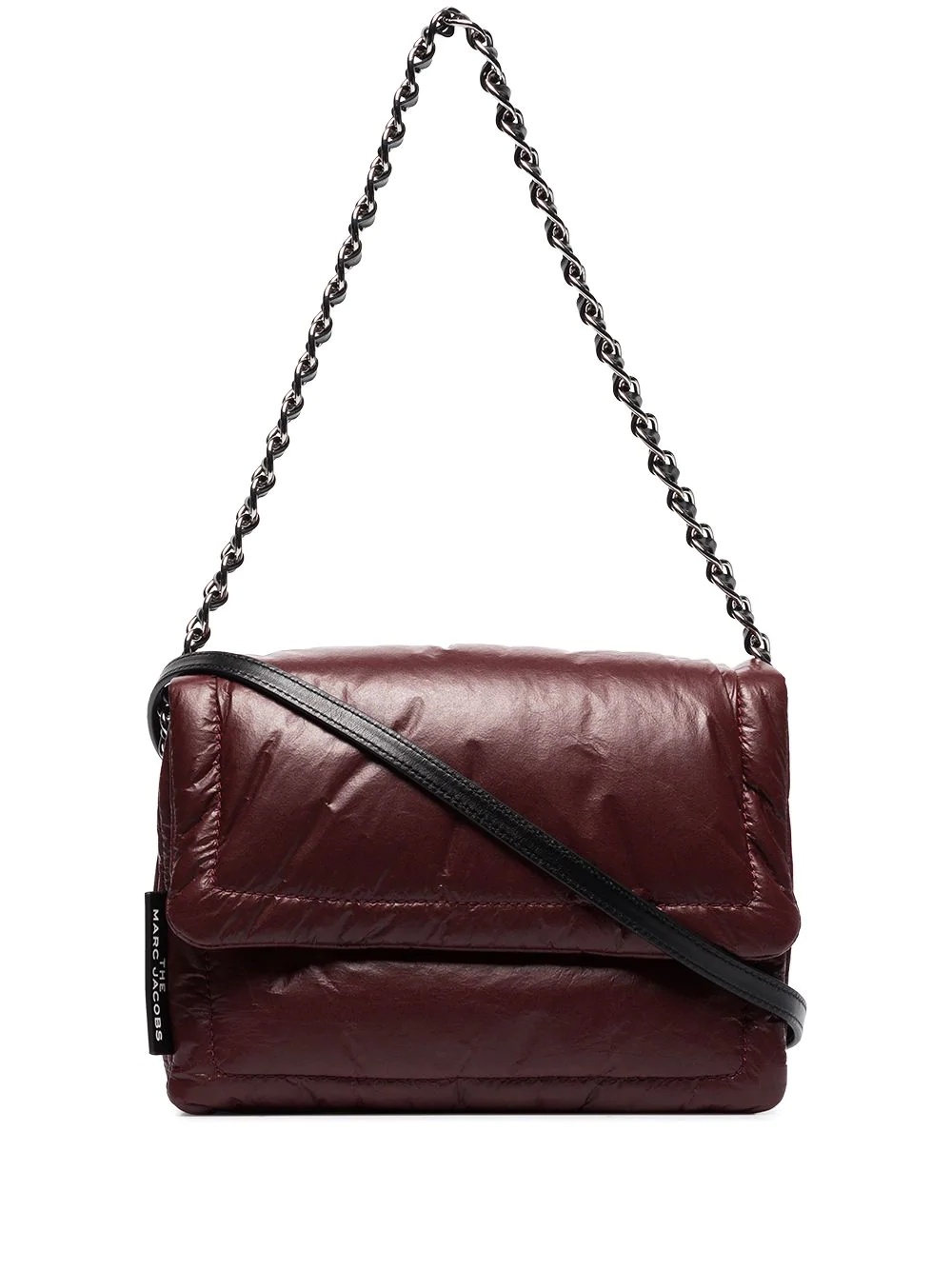 Pillow leather shoulder bag - 1