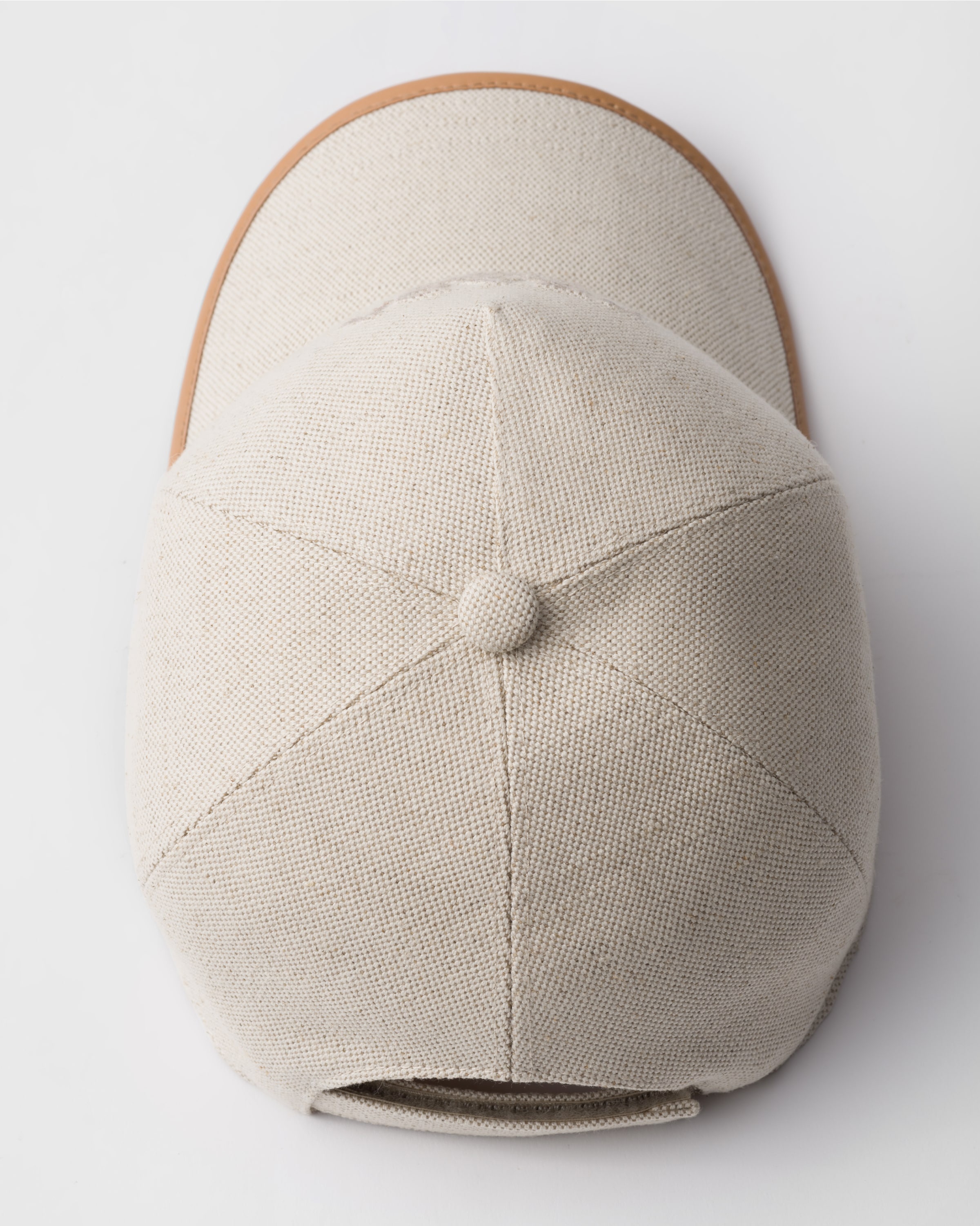Linen blend baseball cap - 3