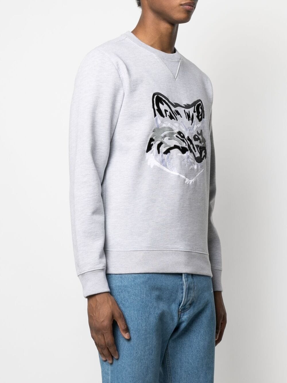 Big Fox embroidered sweatshirt - 3