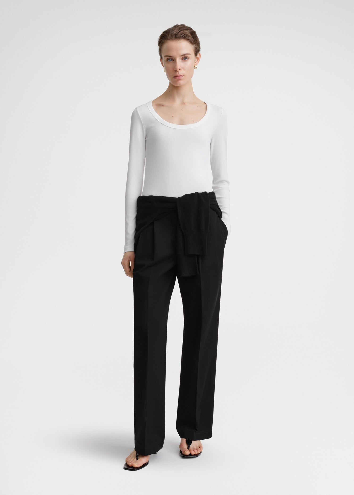 Classic rib top white - 2