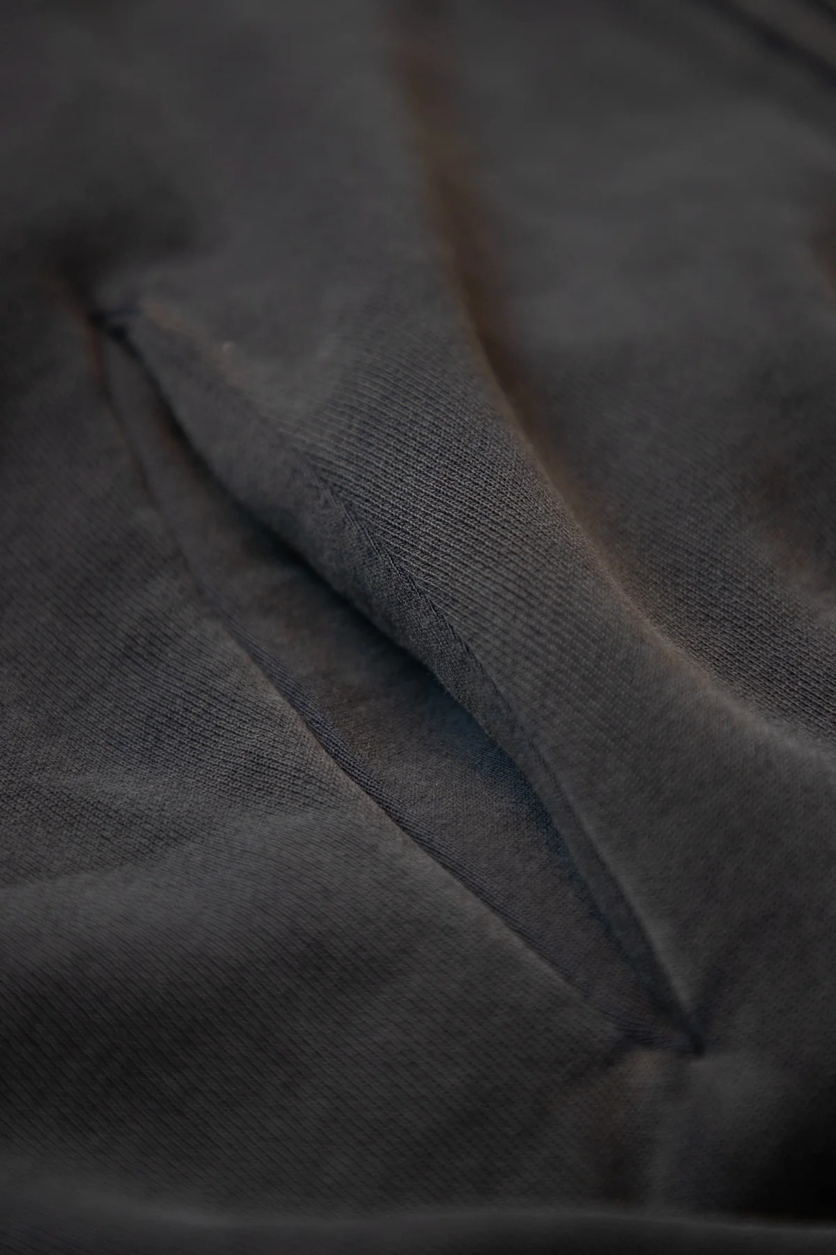 Entire Studios Thermal Zip Hoodie Washed Black - 5