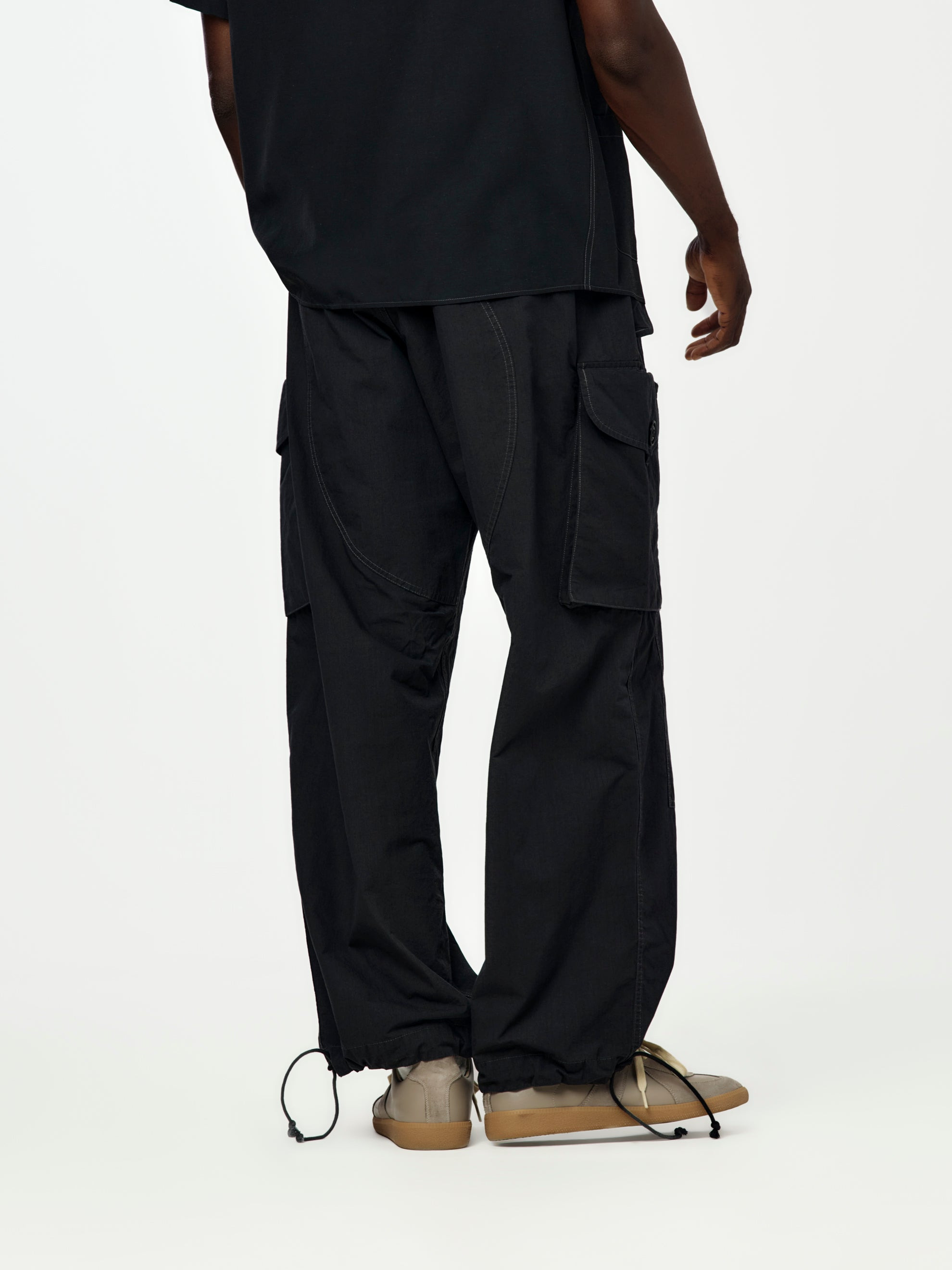 CARGO PANTS (BLACK) - 3