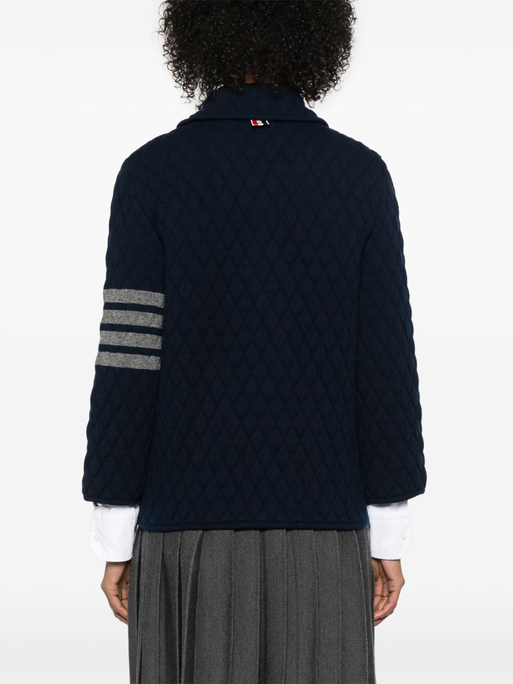 4 Bar Stripes quilted jacket - 4