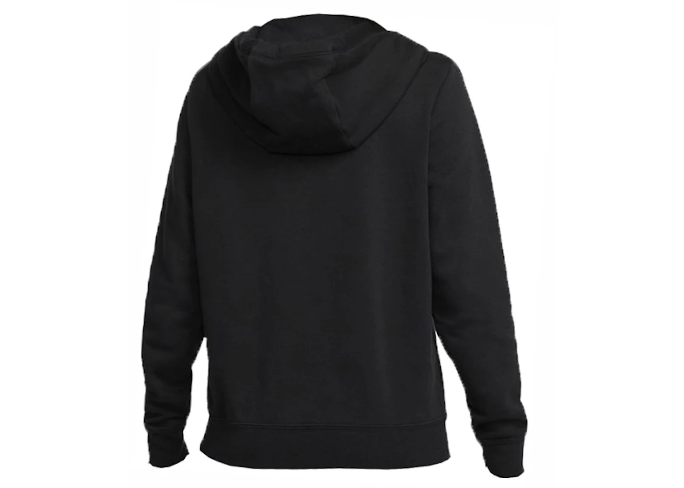 Nike Sportswear Women's Club Fleece Full-Zip Hoodie Black/White - 2