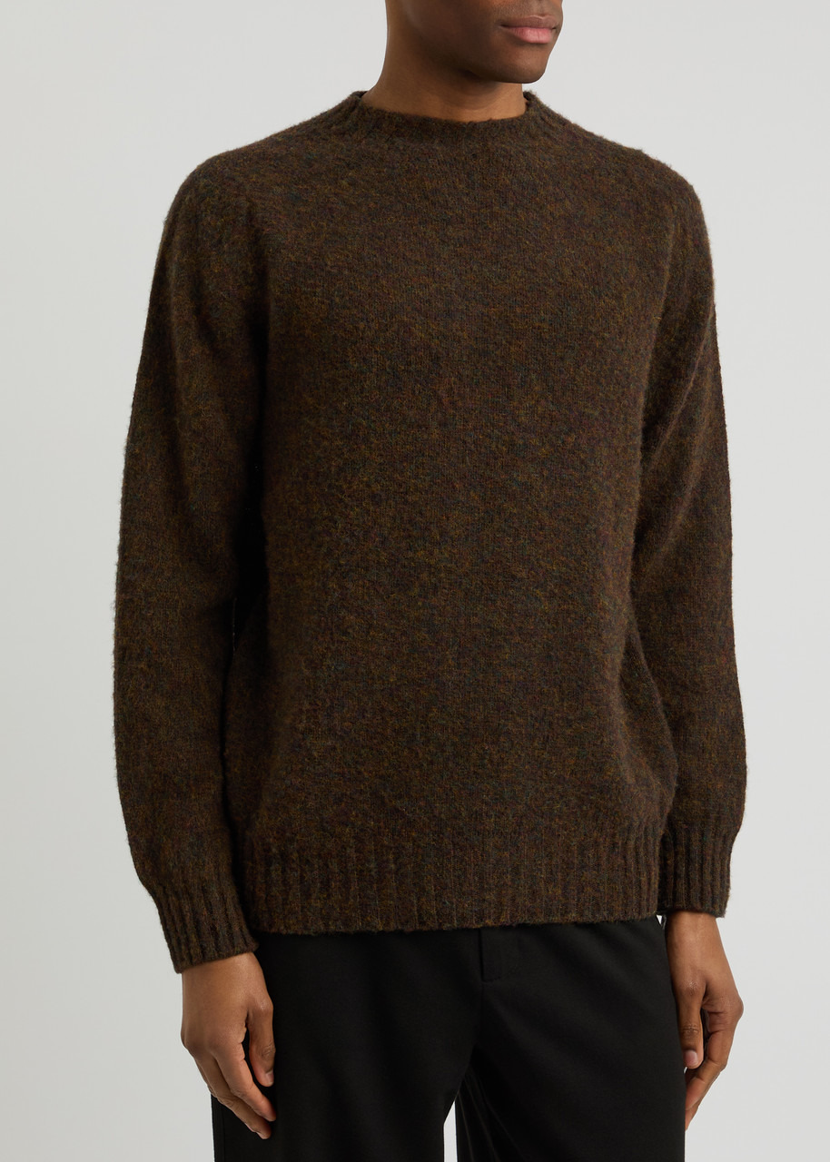 Sunspel Shetland Wool Jumper - 2