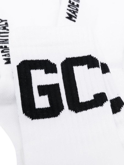 GCDS two-tone socks with logo print outlook