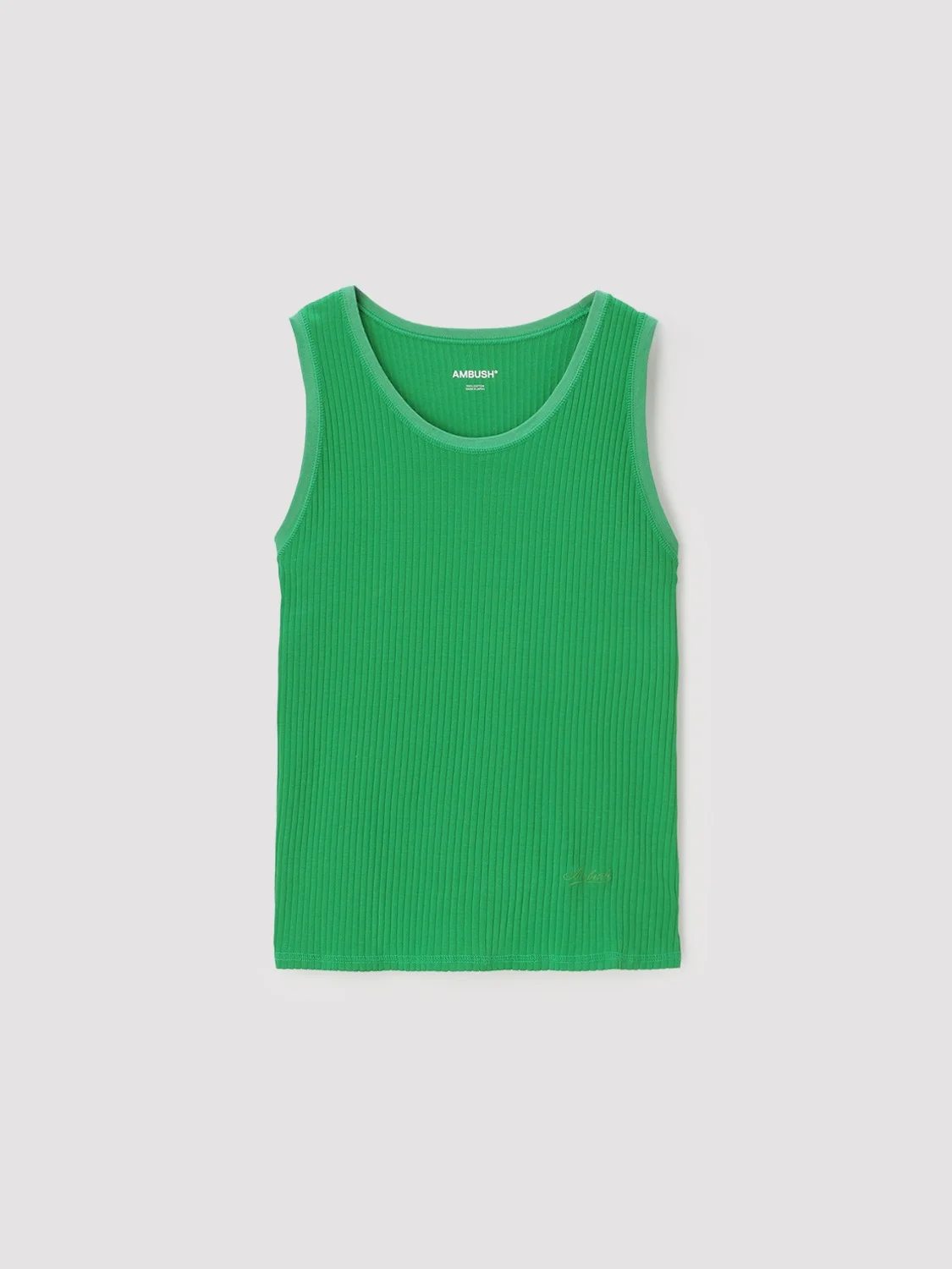 FITTED RIB TANK TOP - 1