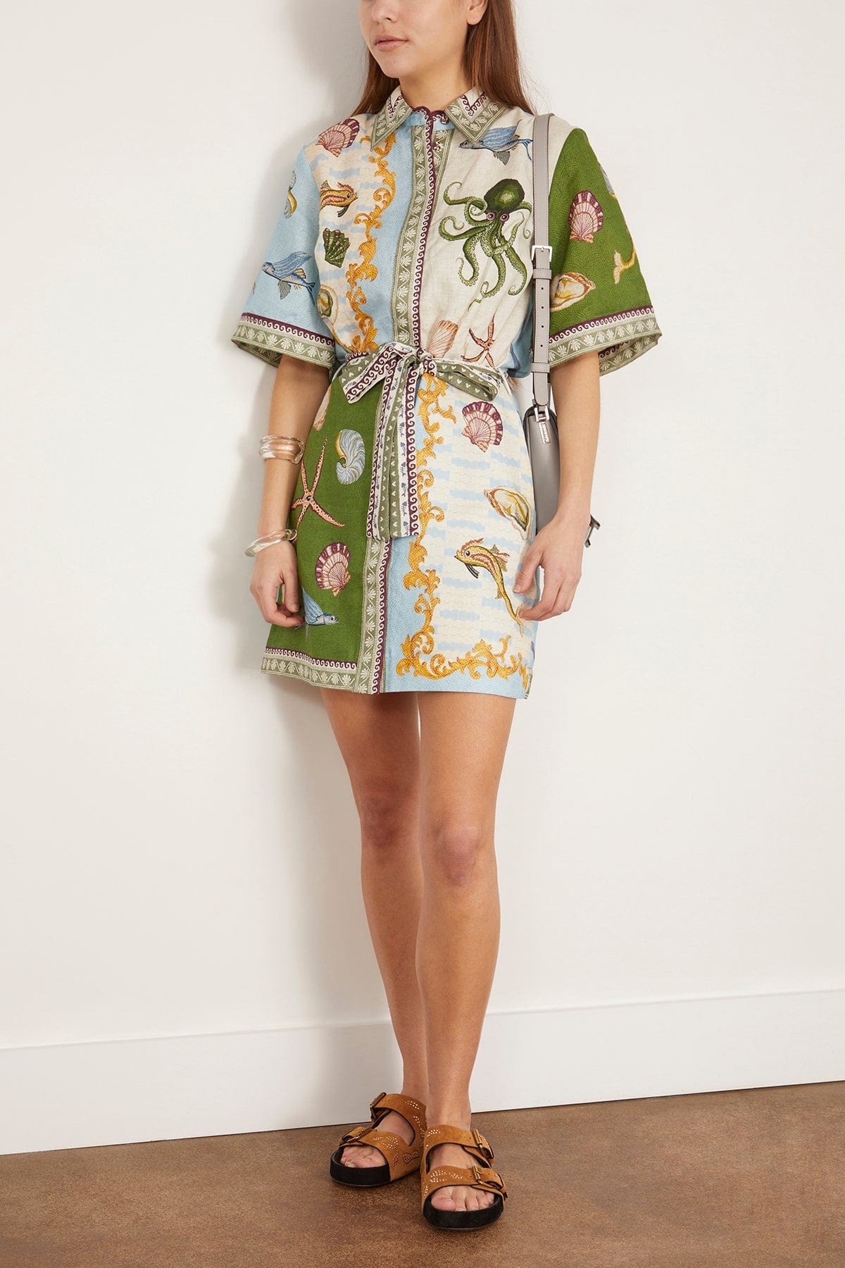 Bath House Mini Dress in Multi - 2