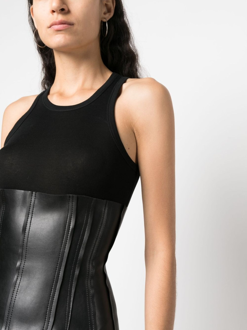 Grace patent-finish corset 5