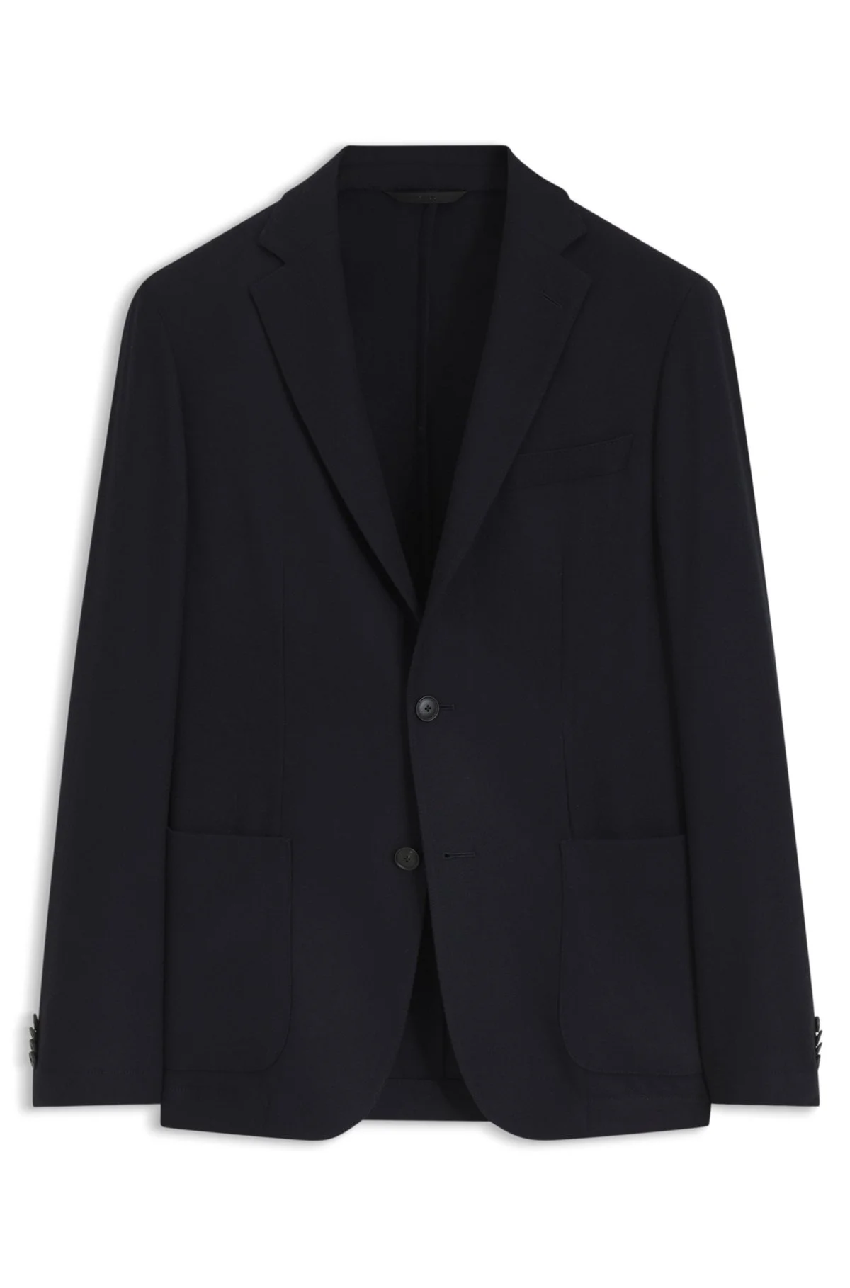 SLIM-FIT BLAZER IN WASHABLE PERFORMANCE-STRETCH FLANNEL - 1