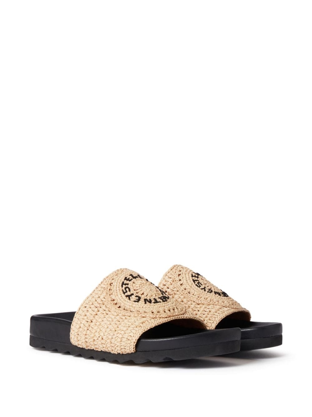 Elyse raffia slides - 2