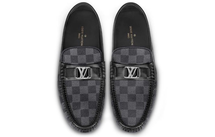 LOUIS VUITTON Hockenheim Moccasin Shoes 'Grey' 1A4OIF - 4