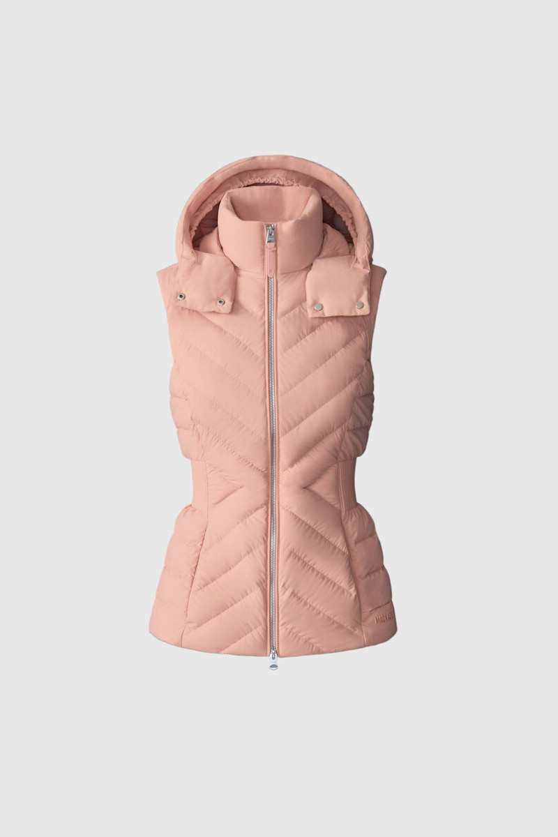 HOSHI Light down hooded vest 1