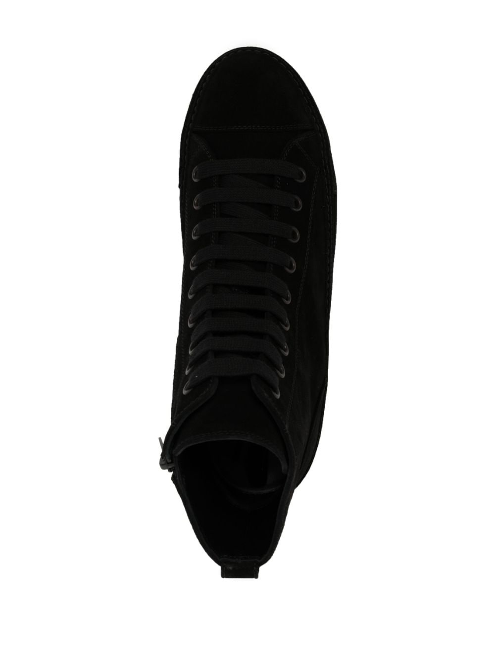 Raven panelled suede sneakers - 4