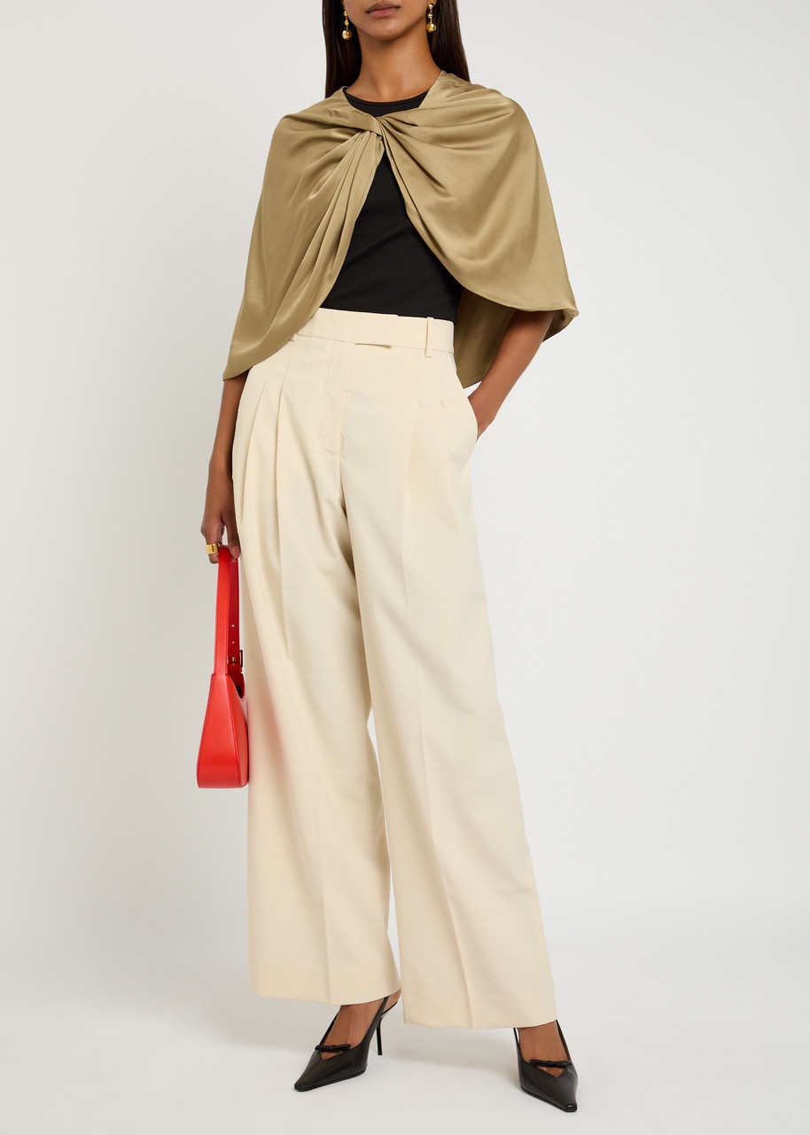 BY Malene Birger Cymbaria Wide-leg Woven Trousers - 4